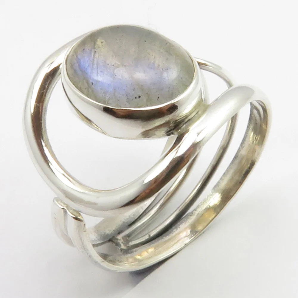 

Semi-precious Stone Ring 16 mm
