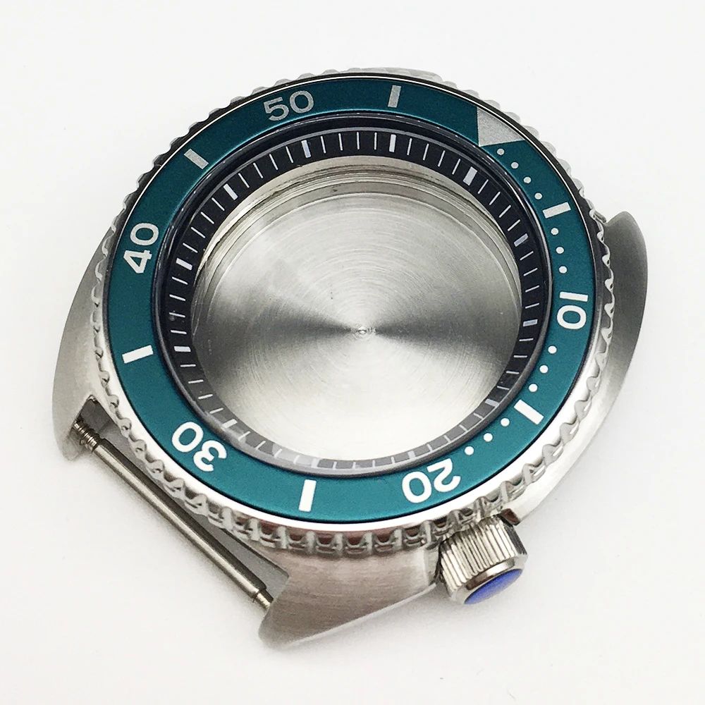

Ремешок из нержавеющей стали для часов Seiko SKX007, черный браслет из нержавеющей стали с сапфировым стеклом, подходит для NH35 Nh36, 45 мм