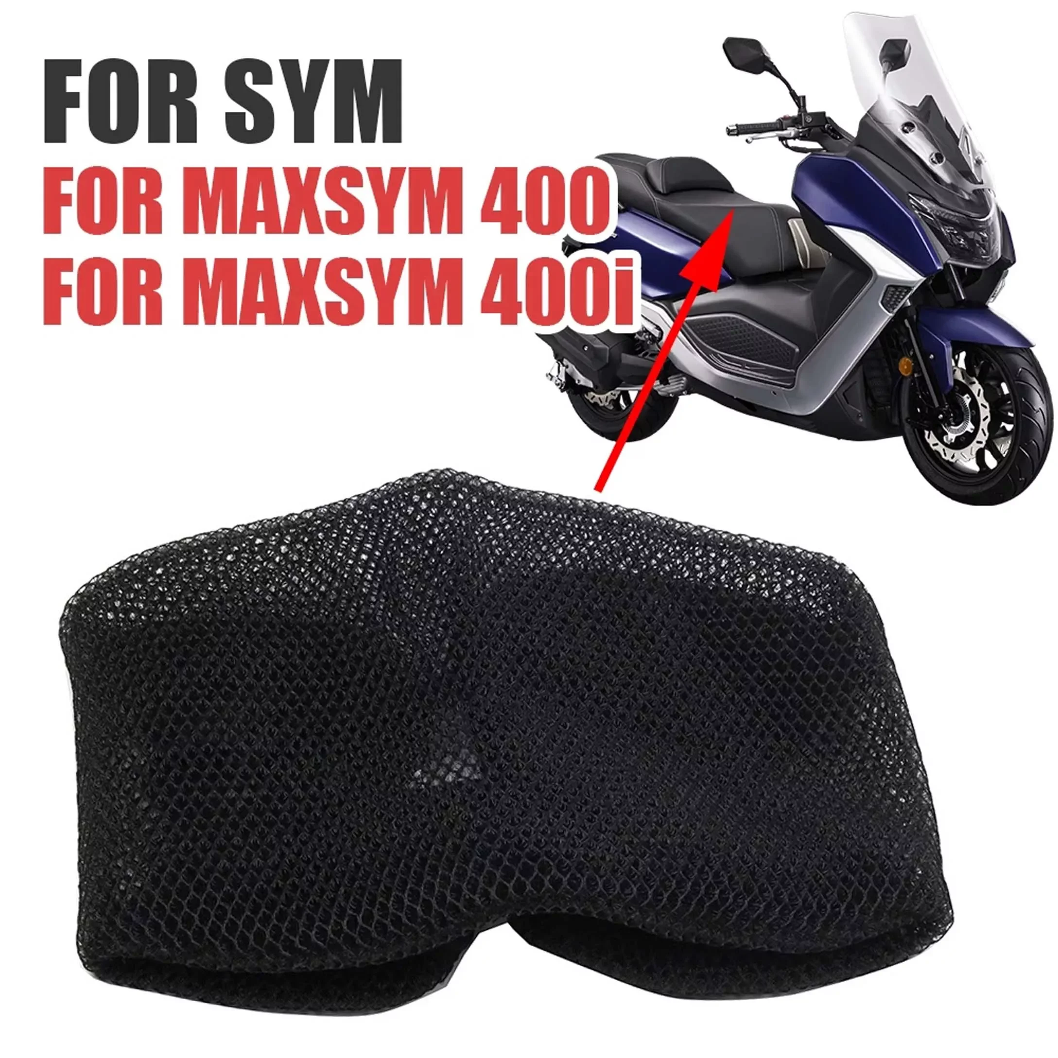 

SYM Maxsym 400 I Maxsym 400I Motorcycle Accessories Cushion Cover Protection Guard Insulation Bucket Case Pad Mesh Part