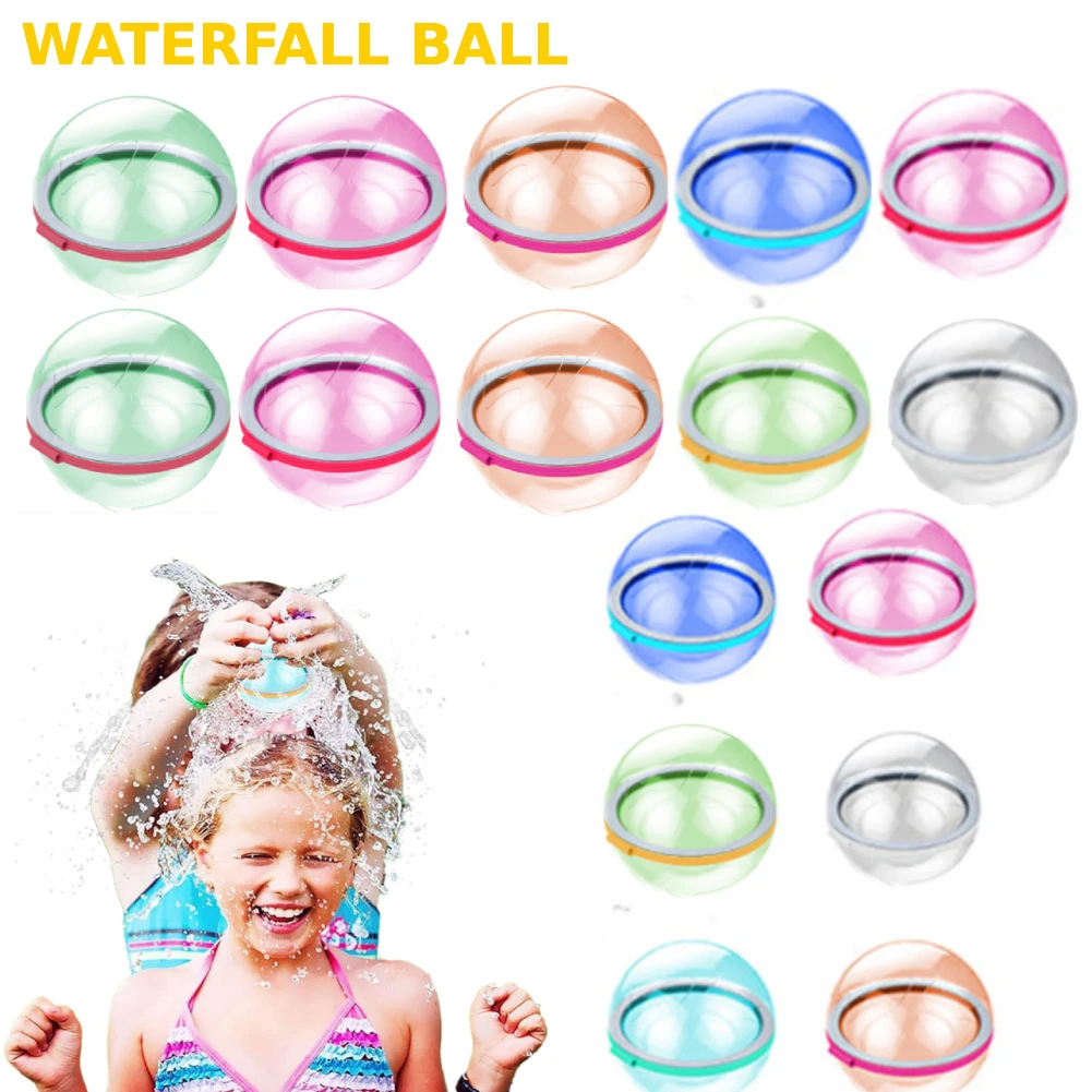 

1Pcs Water Bomb Splash Balls Toy Reusable Water Balloons Water Absorbent Ball Swimming Pools Toys for Kids Water Fight Games