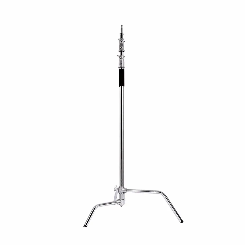 

Heavy Duty C-Stand 150-330cm Adjustable Steel Light Stand Photographic Sturdy Tripod for Flash Strobe Flag Reflector