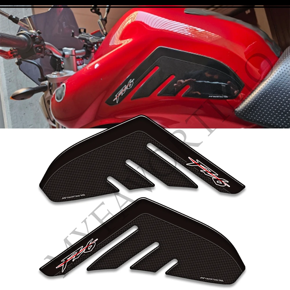 Для Yamaha FZ6 FZ6N комплект мазута наколенник защитная наклейка эмблема FZ6R - накладки и