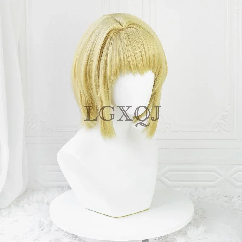 Новый аниме HUNTER×HUNTER Kurapika Kurta парик для косплея 34 см золотые парики термостойкие