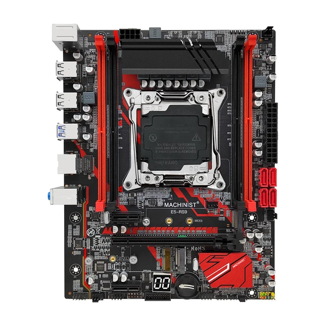 MACHINIST X99 Motherboard Set Xeon Kit LGA 2011-3 Xeon E5 2667 V4 CPU Processor DDR4 2pcs*8GB Memory combo NVME/WIFI M.2 RS9 5