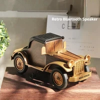 creative retro bluetooth speaker subwoofer card radio classic car personalized gift stereo soundbar free shipping dropship