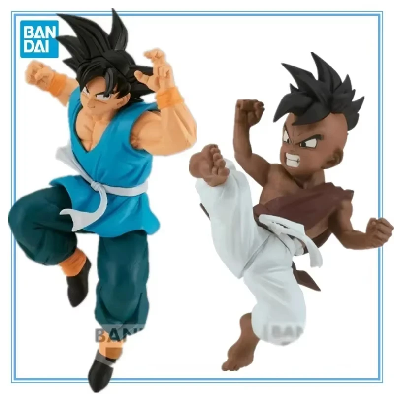 Фото Оригинальная фигурка Bandai Banpresto MATCH MAKERS Dragon Ball Son Goku Buu из ПВХ, подвижная коллекционная модель персонажа аниме, игрушка-украшение. №1