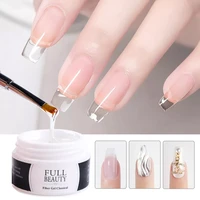 15ml nail gel for extension nude clear white builder uv gel semipermanent polish for broken nail repair manicure tools ly1623