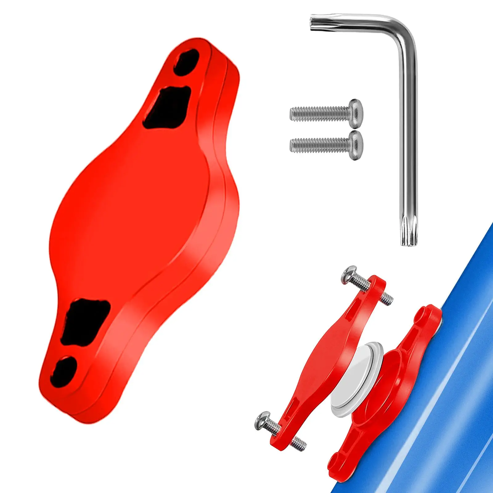 

Mount Holder Bike Mount Holder Outdoor Sports AirTag Anti Theft GPS Tracker M5 Bolts Security Waterproof 1 Set
