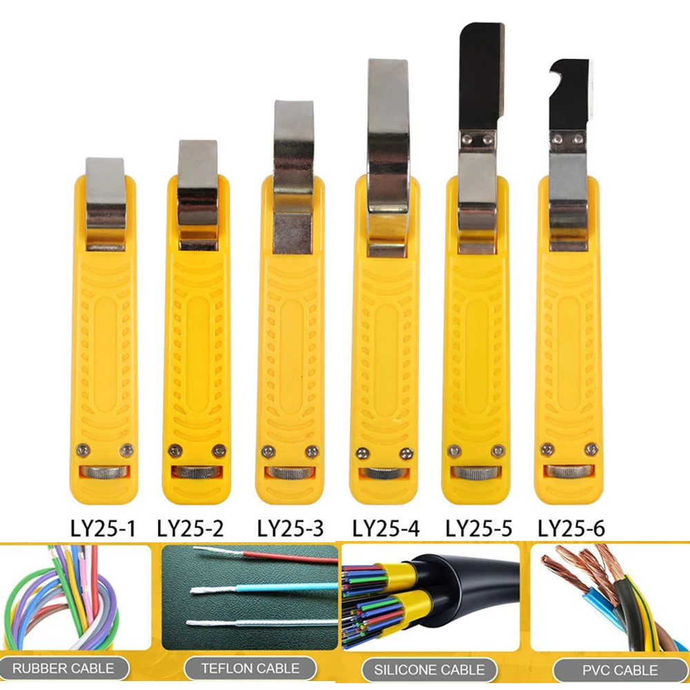 

Cable Knife Wire Stripper Combined Tool for Stripping All Standardround PVC Cable Diameter 4-50mm Standard Version Secura Cable