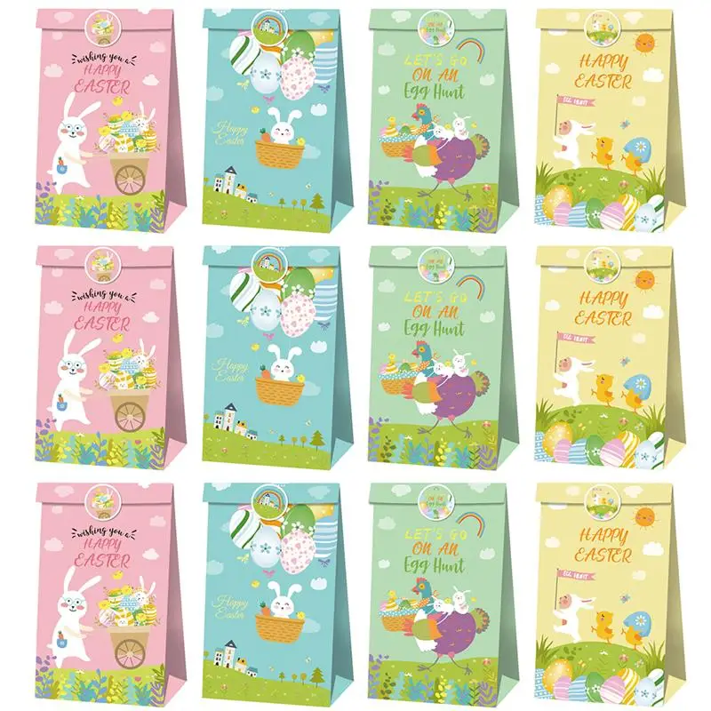 

1 Set Party Favor Bags Candy Wrapping Bags Snack Paper Bag Food Storage Pouch
