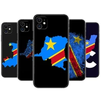 congo democratic republic flag phone cases for iphone 13 pro max case 12 11 pro max 8 plus 7plus 6s xr x xs 6 mini se mobile cel