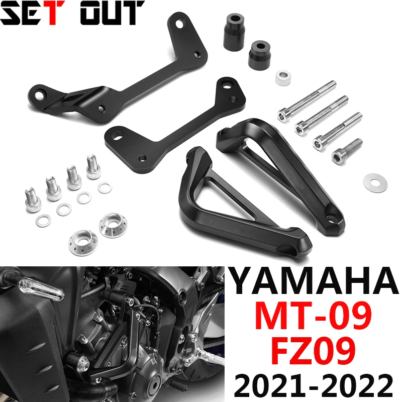 

Motorcycle Accessories Engine Protective Guard Crash Bar Engine Guard Frame Protection Cover Fit For YAMAHA MT-09 MT09 2021 2022