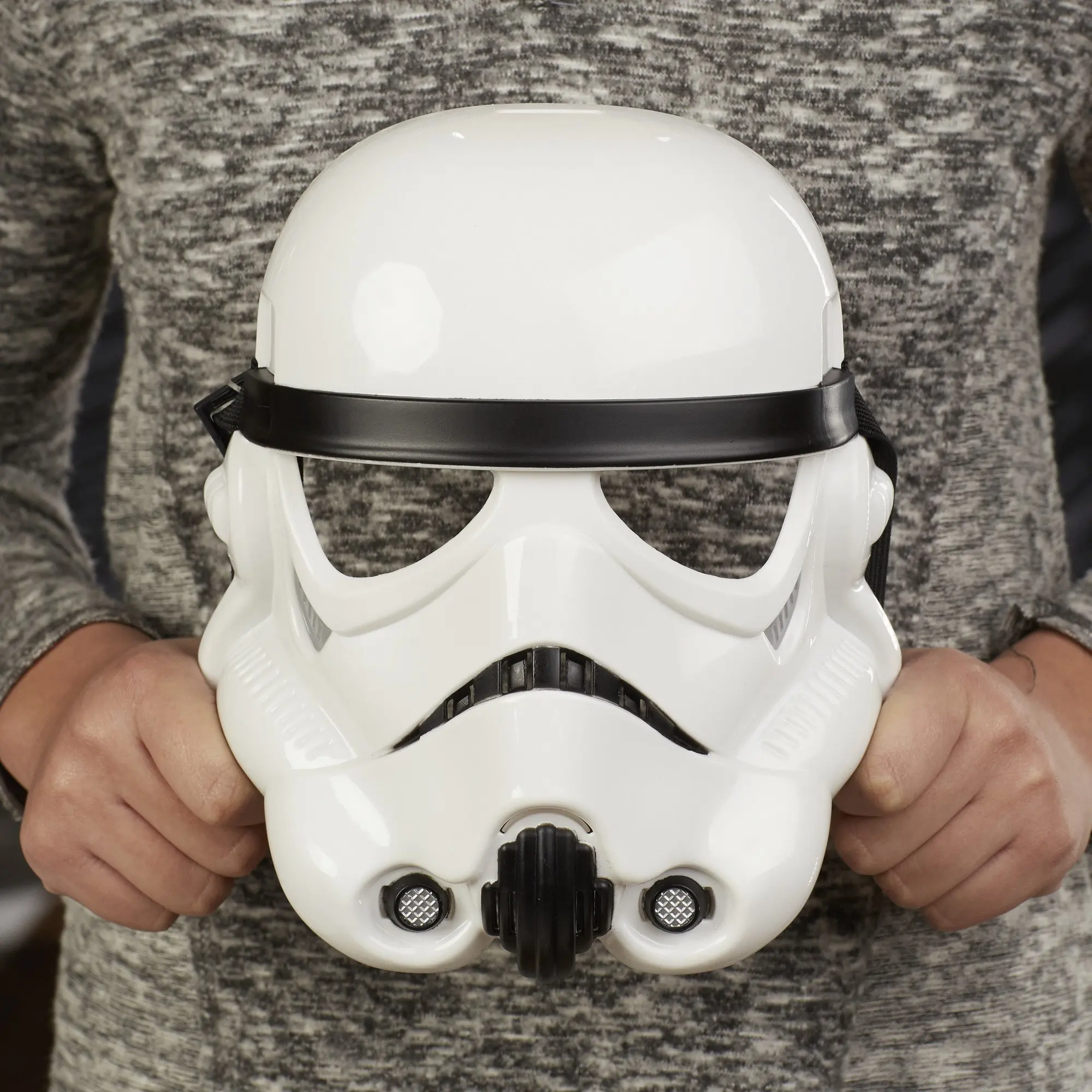 Hasbro-Máscara de Star Wars para Halloween, Cosplay de Darth Vader/Chewbacca/White Ice/Rangers, casco para niños, regalo Original C1557