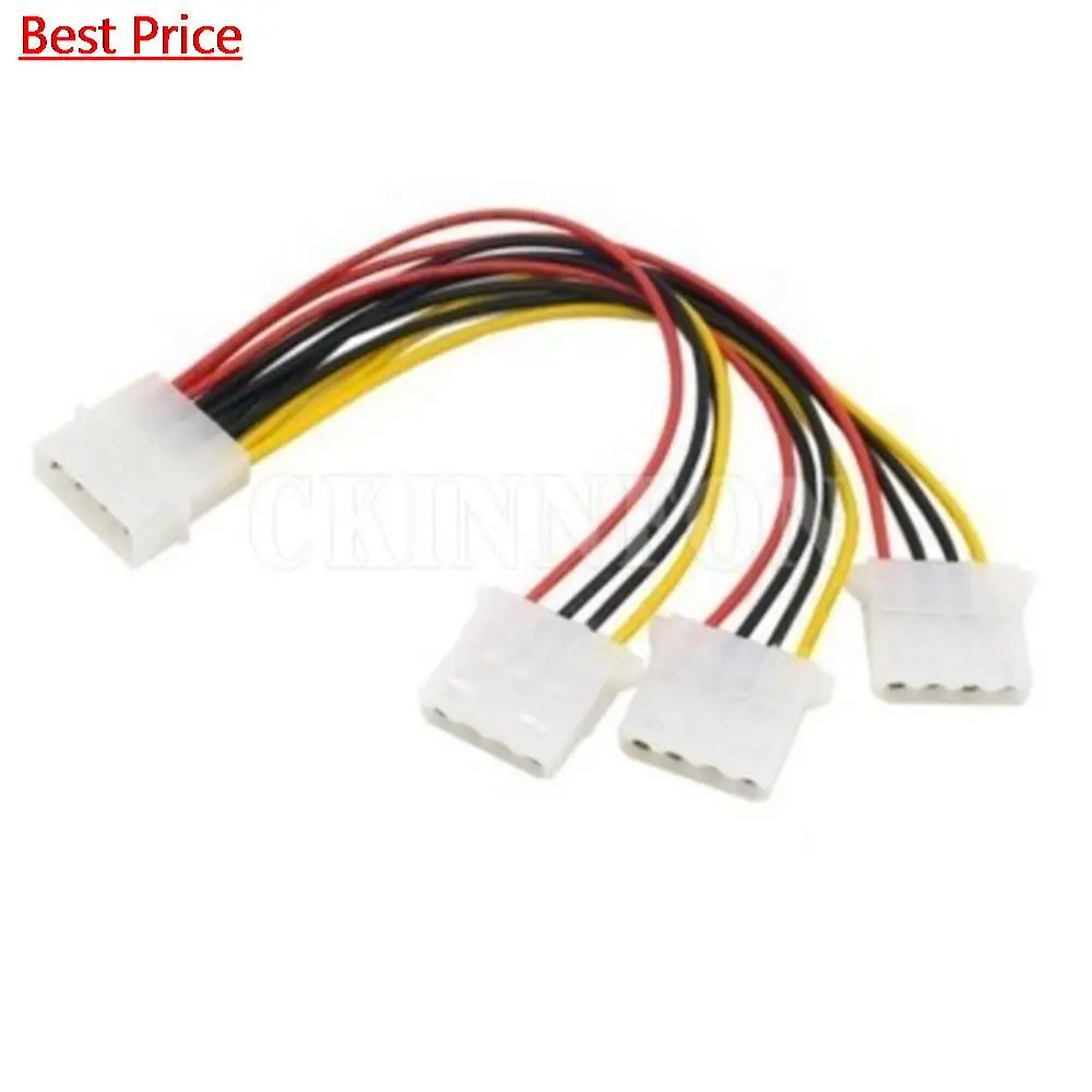 

400 шт./лот шасси шнур питания Порт d один в три большой 4pin один в три Удлинительный кабель Ide кабель шасси вентилятор Удлинительный кабель