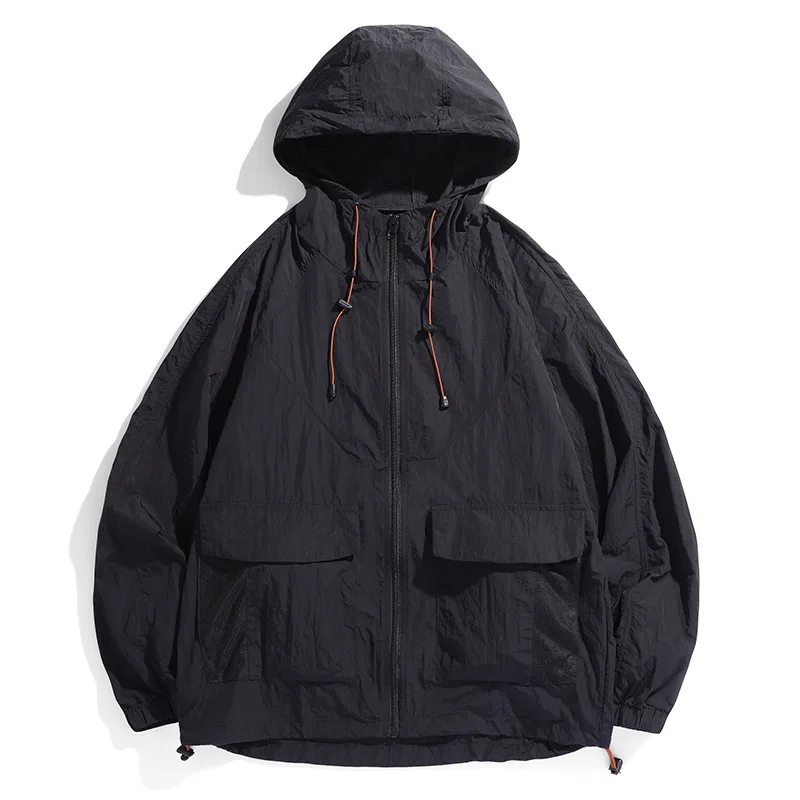 Летние кожаные пальто UPF50 + с защитой от УФ-лучей Мужская/женская уличная