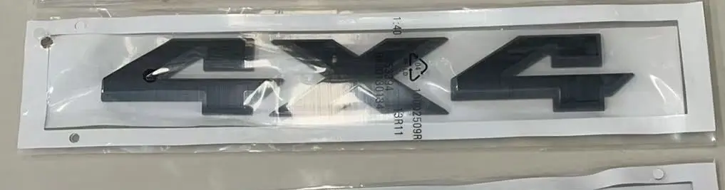 

2 шт. хромированный значок с эмблемой 4x4, 3D 4x4, эмблема, табличка с именем, наклейка, совместимая с плоскими буквами 1500 2500 3500