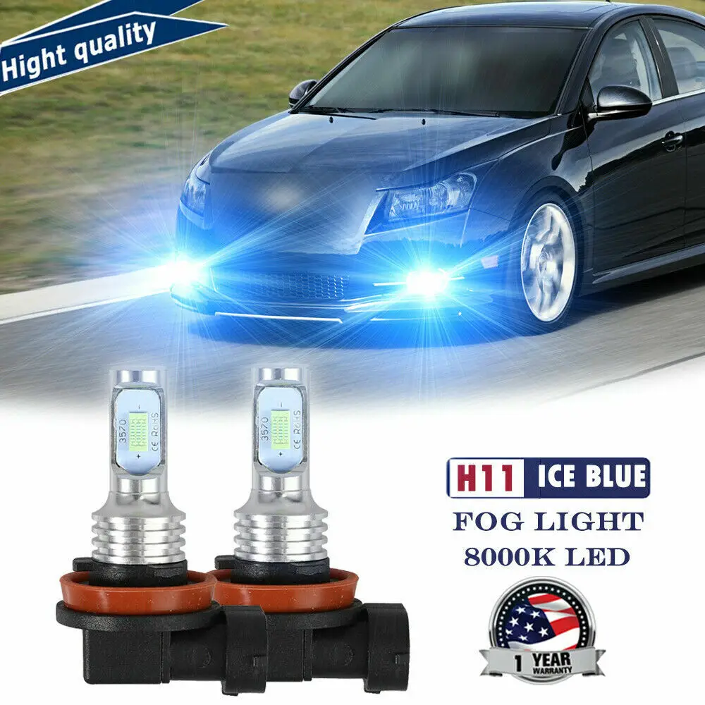 

Новые светодиодсветодиодный Противотуманные фары 2x70 Вт H11 для Chevrolet Equinox Impala Cruze