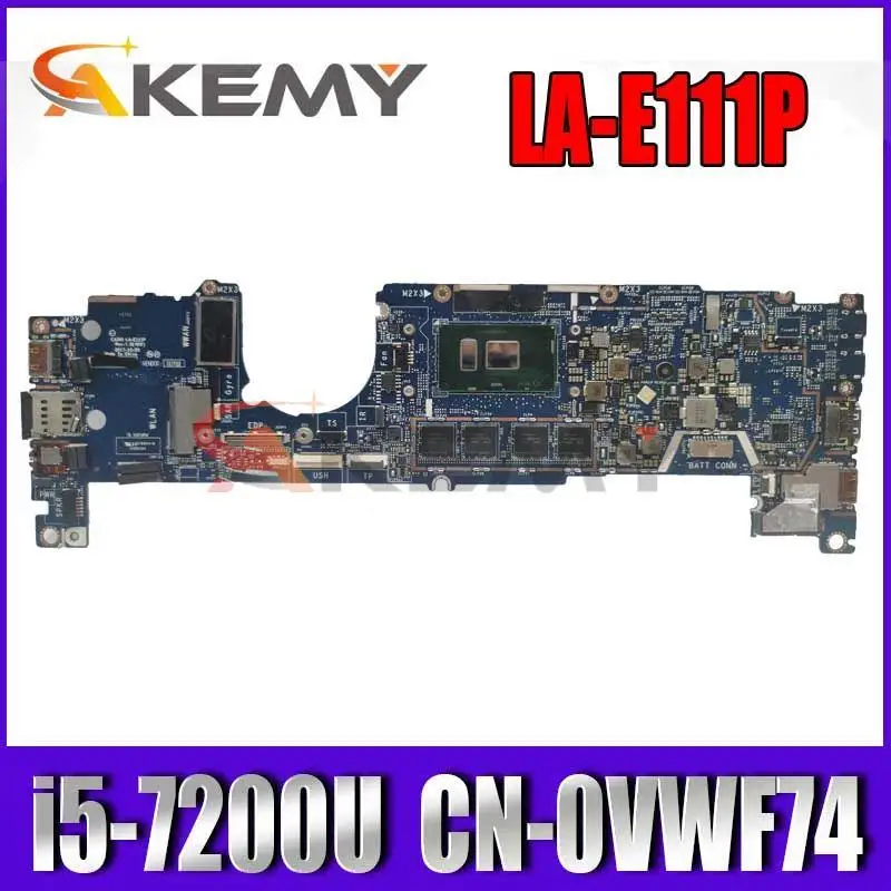 

Аксессуары для ноутбука Dell Latitude 5289, материнская плата CPU: LA-E111P/7300U, ОЗУ: 8 Гб, Φ 04T8FJ, Φ 0VWF7, 4 тест, ОК