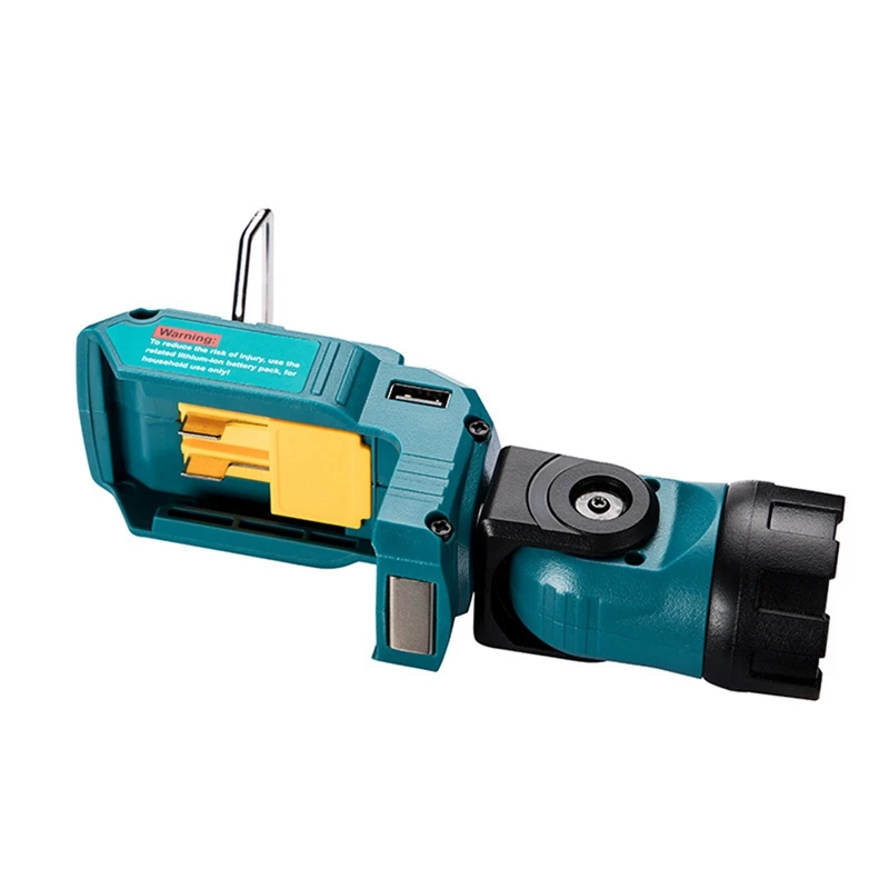 

1 шт., портативный синий Рабочий фонарик для Makita DCB120, 10,8 В, 12 В, литий-ионный аккумулятор