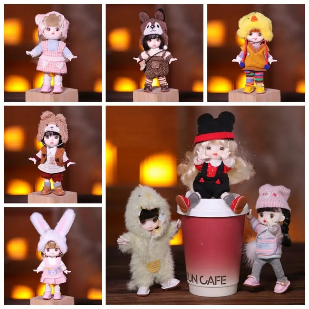 DIY с одеждой Ob11 Bjd кукла наряд 13 суставов имитация куклы принцессы пластик см 1/12 BJD