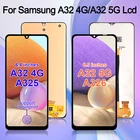 Оригинальный дисплей A32 4G A325 для Samsung Galaxy A32 5G LCD A326BR A326B A326U сенсорный экран дигитайзер в сборе Бесплатная доставка