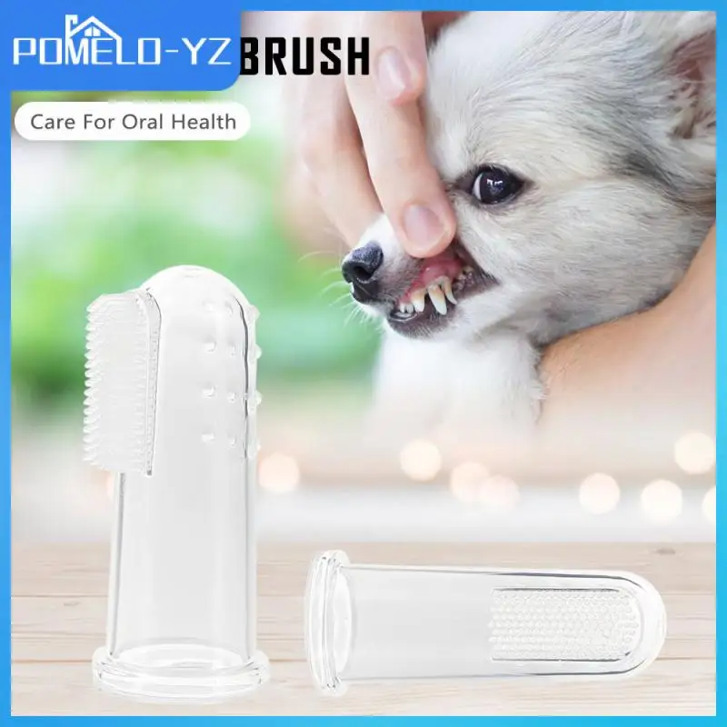 

Pet Supplies Teeth Care Tool Silicagel Supplies Teddy Dog Cleaning Tool Silicone Super Soft Pet Finger Toothbrush Breath Tartar