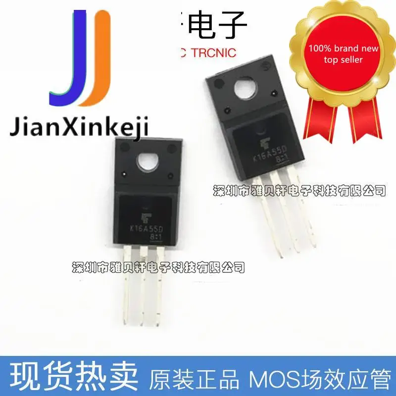 

10 шт. 100% оригинальный новый TK16A55D K16A55D полевой эффект МОП-трубка N Канал 16 А 550 в TO220F