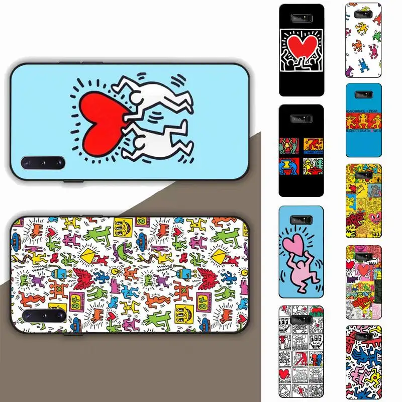 

k-Keith-Art-Exhibition Abstract Art Phone Case For Samsung Note 8 9 10 20 pro plus lite M 10 11 20 30 21 31 51 A 21 22 42 02 03