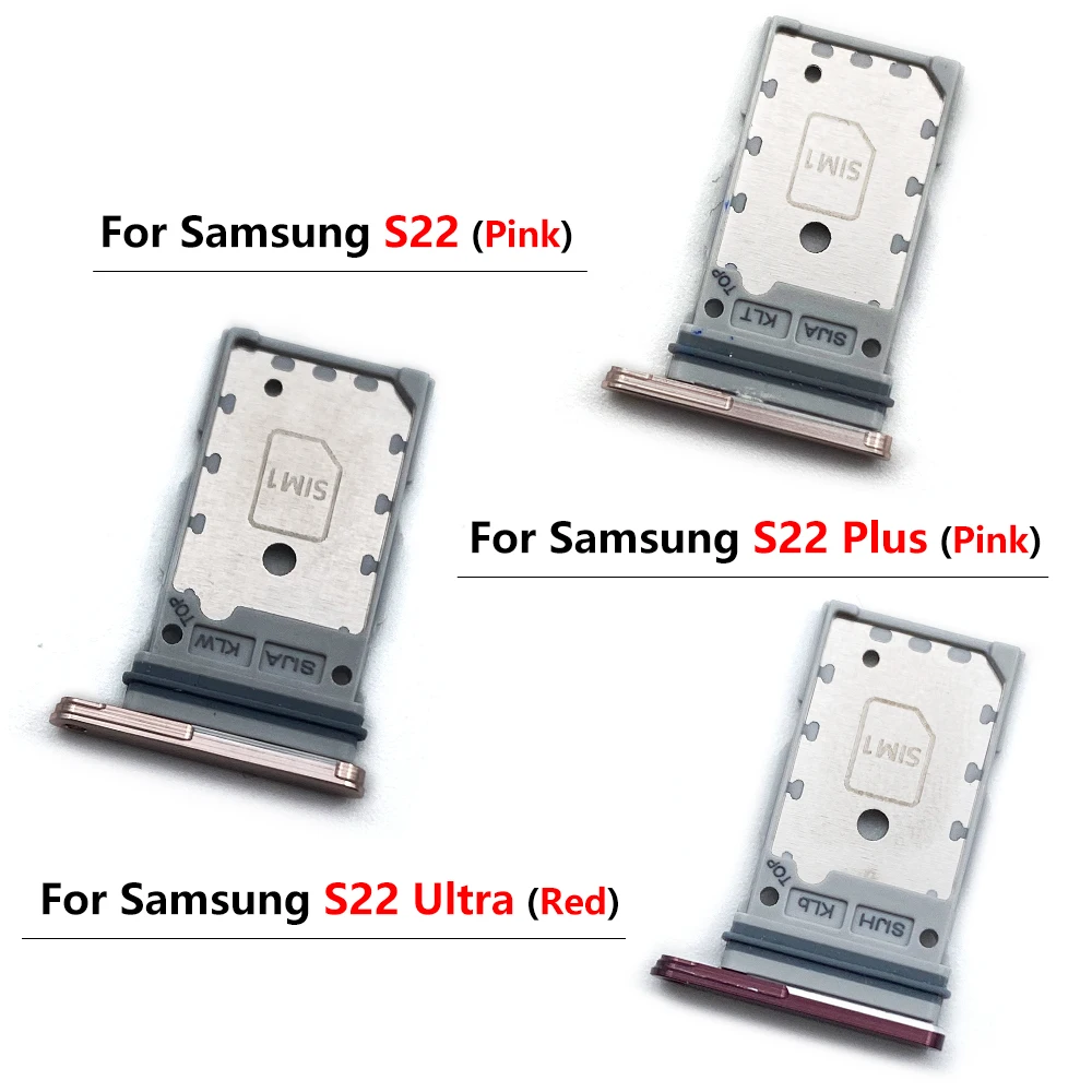 

10 шт./Лот, новый держатель для двух SIM-карт Samsung S22 / S22 Plus / S22 Ultra Micro Nano