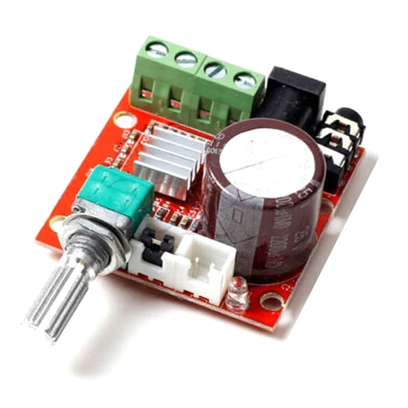 

PAM8610 Mini Amplifier Board TDA2030 12V 10W Pure Class D Stereo Amplifier