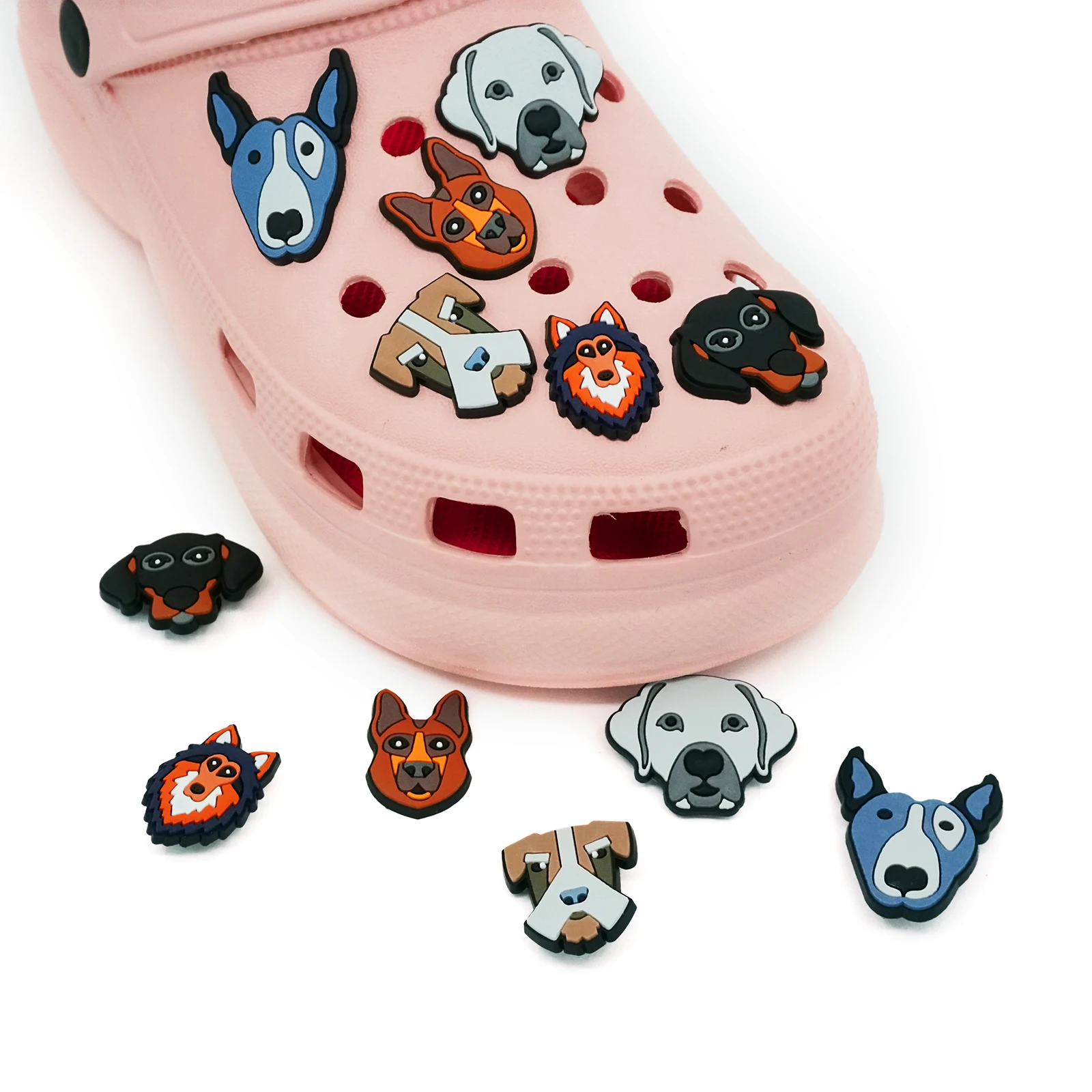 1 шт. Подвеска для обуви в виде собаки шнауцера Бультерьера немецкой овчарки