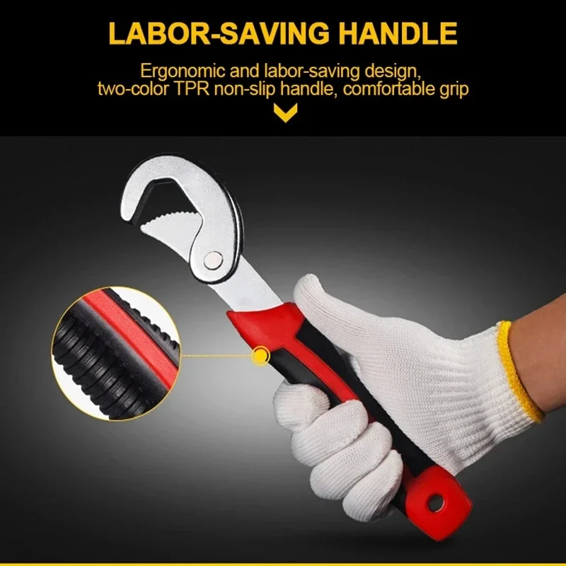 Регулируемый гаечный ключ с открытым концом многофункциональный универсальный