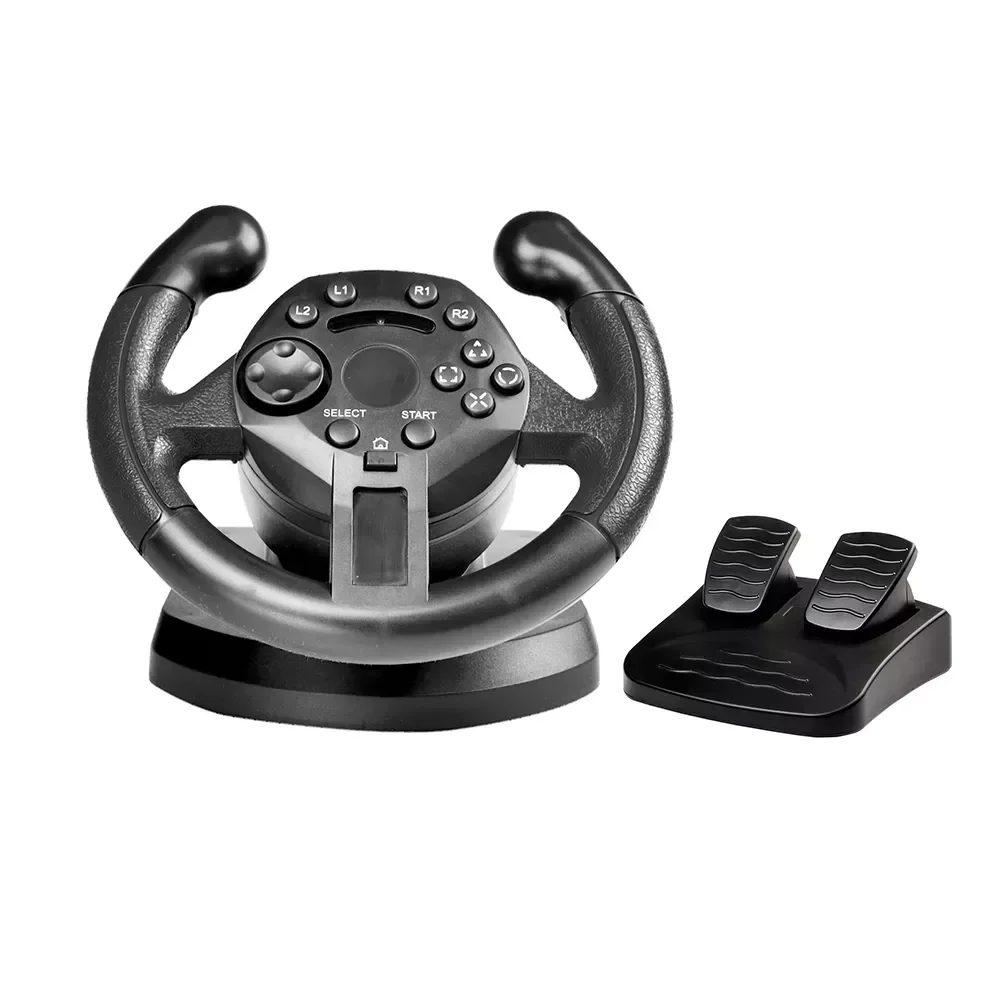 

Game Racing Steering Wheel for PS3 Vibration GAMEstick Remote Controller Wheels Driving Gaming Handle Game Steering Whee