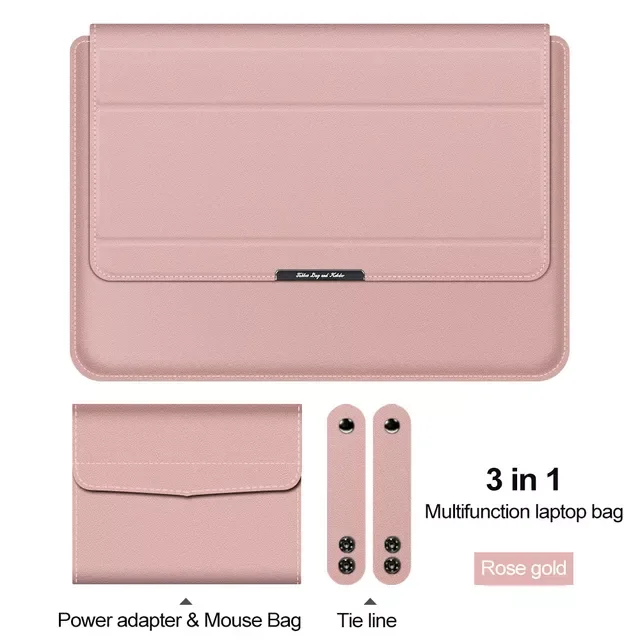 

Bag Stand For Macbook Pro 13 Case 2021 M1 Pro 14 16 Air 13.3 15.6 Notebook Cover Matebook 15 Shell Laptop Sleeve