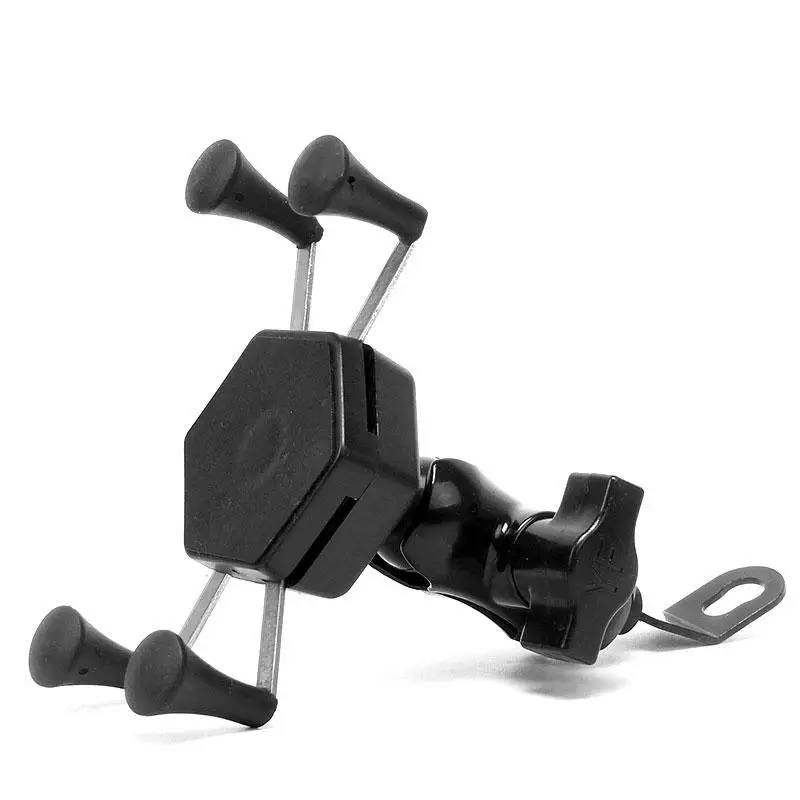 

Motorcycle Bicycle Phone Holder Hexagonal X-shaped Gps Bracket for Cellphone Motorbike Scooter Phone Holder Stand