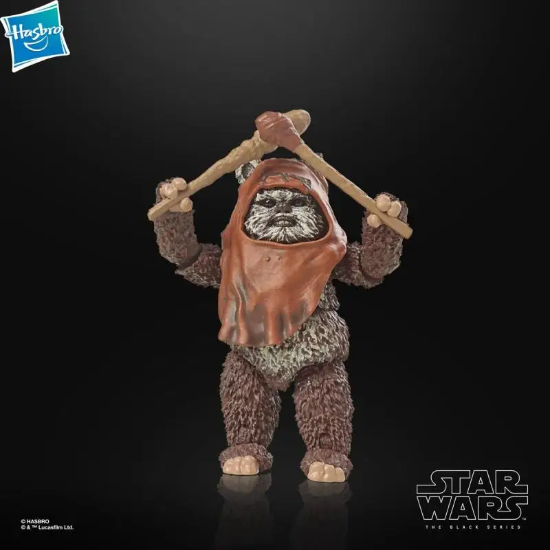 Original Hasbro Star Wars The Black Series Kenner Retro Ewok Wicket W. Warrick 6 Inch Action Figure Toy Model Collectible Gift images - 6