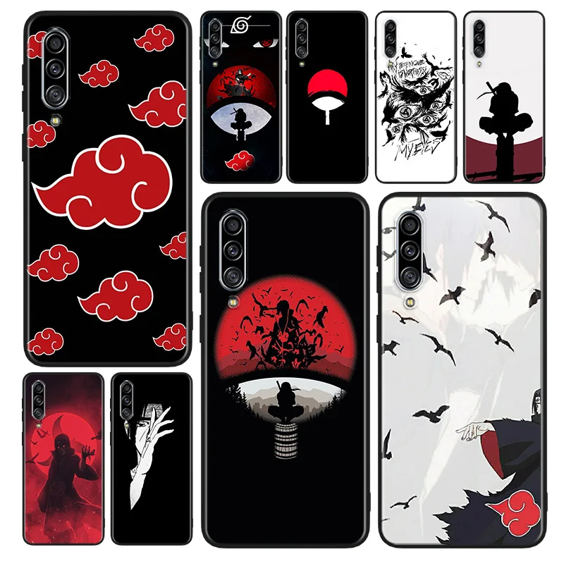 

Uchiha Itachi Naruto Phone Case For Samsung A90 A80 A70S A60 A50S A30S A40 A2 Core A20E A20S A30 A10S Black Cover