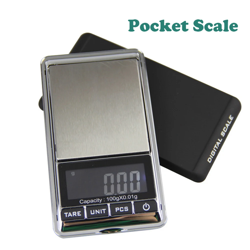 

0.01g 0.1g Digital Electronic Jewelry Scales Portable Pocket Scale High Precision Weighing Scales for Kitchen