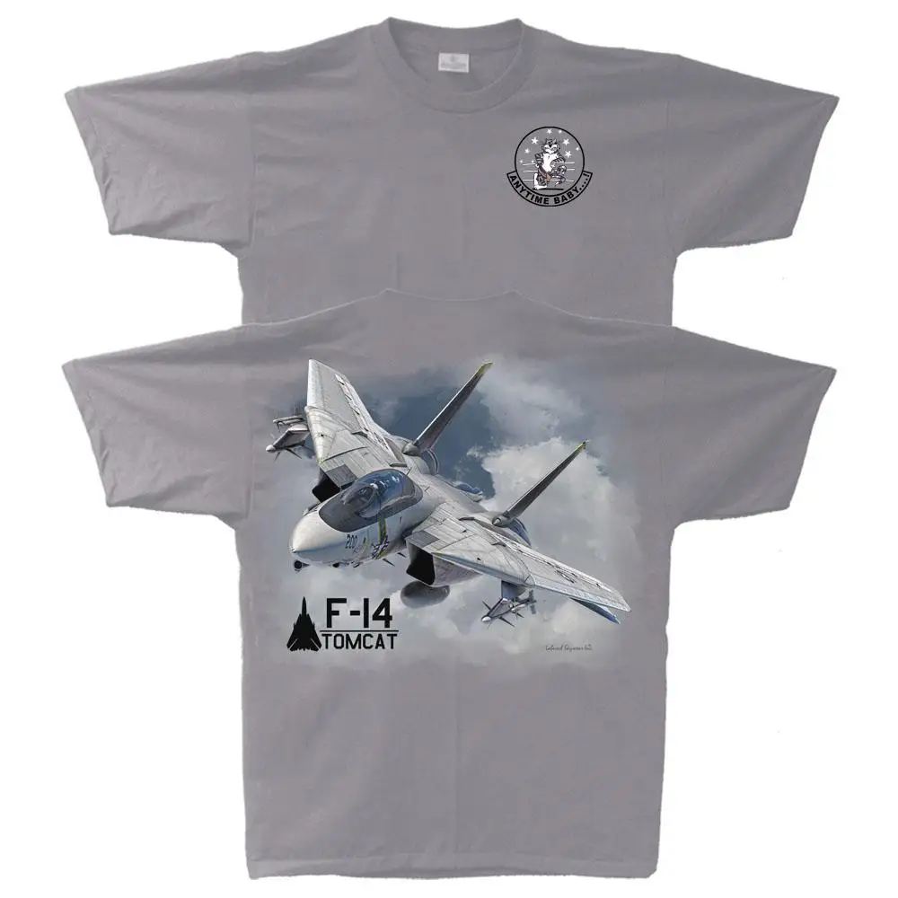 

F-14 Tomcat Men T-shirt Short Sleeve Casual 100% Cotton Mens T Shirts