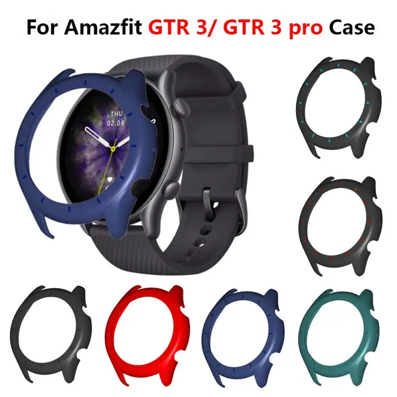 

Dustproof Protective Cover Two-color Bumper Shell High Quality Silicone Pc Protector For Amazfit Gtr 3 Pro Case Drop-proof