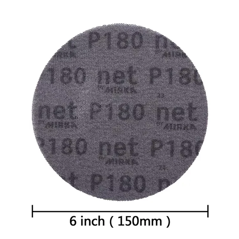 MIRKA 6 дюймов 150 мм зернистость наждачная бумага абразивная автомобильная краска