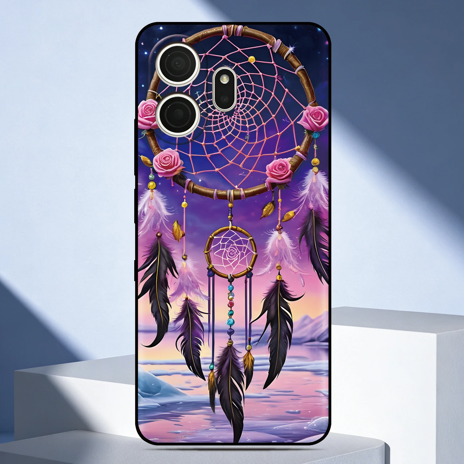 Фото Чехол для телефона Rose Dream Catcher для Motorola Moto G87 G67 G77 G17 G47 G37 G56 G85 G86 G8 G84 G54 Power One Macro Custom Cover №5