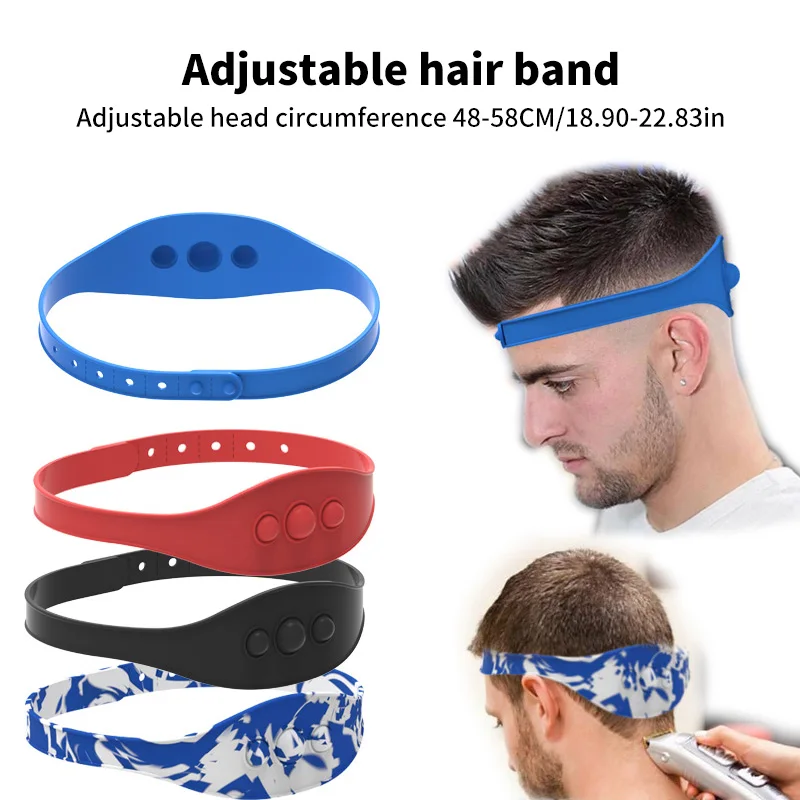 

DIY Home Hair Trimming Home Haircuts Curved Headband Silicone Neckline Shaving Template And Hair Cutting Guide Hair Styling Tool