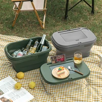 picnic organizers basket home and garden outdoor multifunctional folding storage box fruit bowl tray kitchen accessories