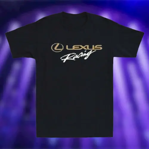 

New LEXUS RACING Short Sleeve Logo Men's T-shirt Logo