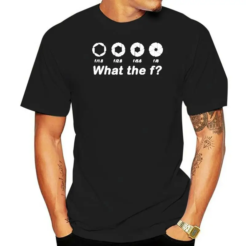 

Funny Photography Photographer Gift T Shirt Graphic Cotton Streetwear Short Sleeve Aperture F-Stops Camera Oversized T-shirt Men