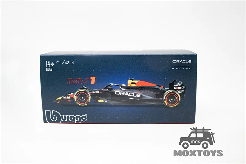 Bburago 1:43 Oracle Racing RB20 с шлемом # Литая под давлением модель автомобиля Verstappen 1. Max.