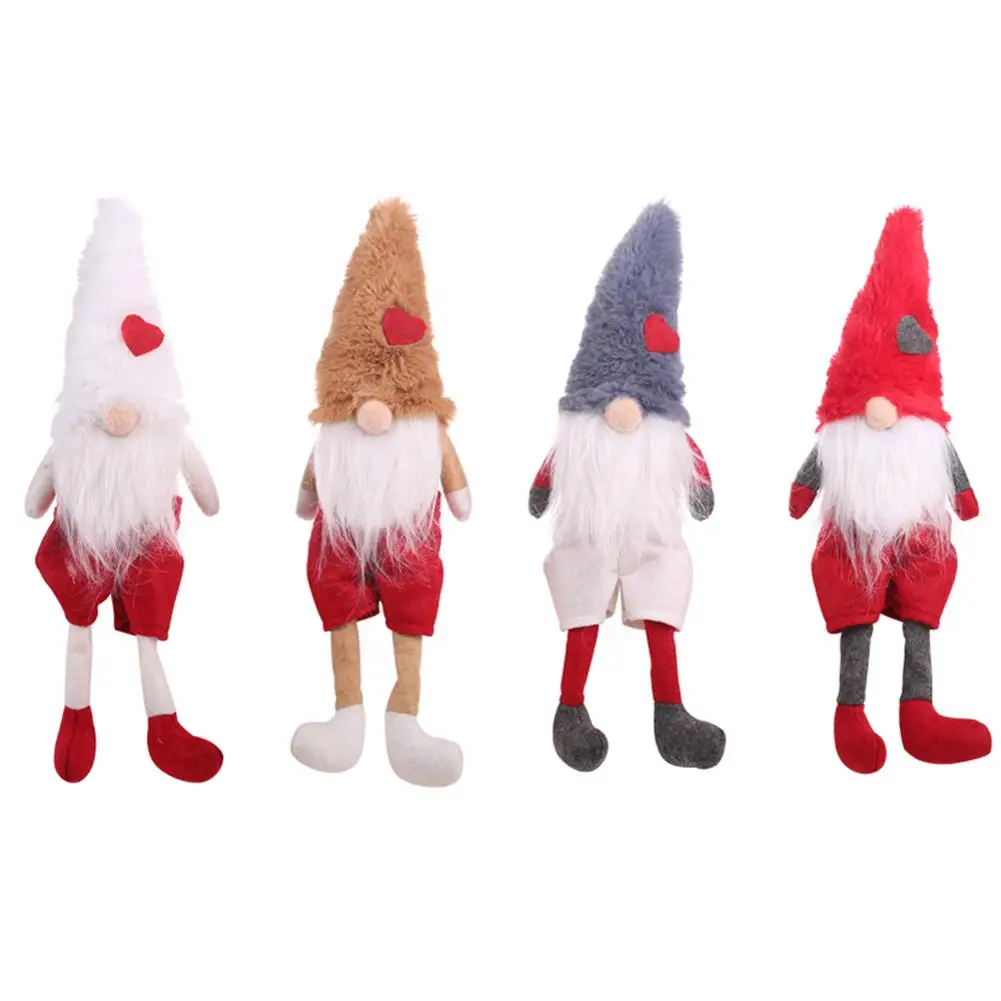 

Рождественские украшения для пожилых людей без лица, украшение для бороды с пушистой завязкой, милая организация, реквизит, подарок, декора...