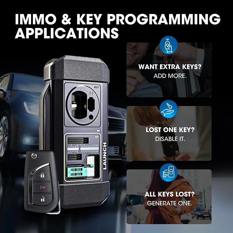 Xprog 3 Launch X431 XPROG3 X PROG улучшенное строковое программирование черное устройство OBD2