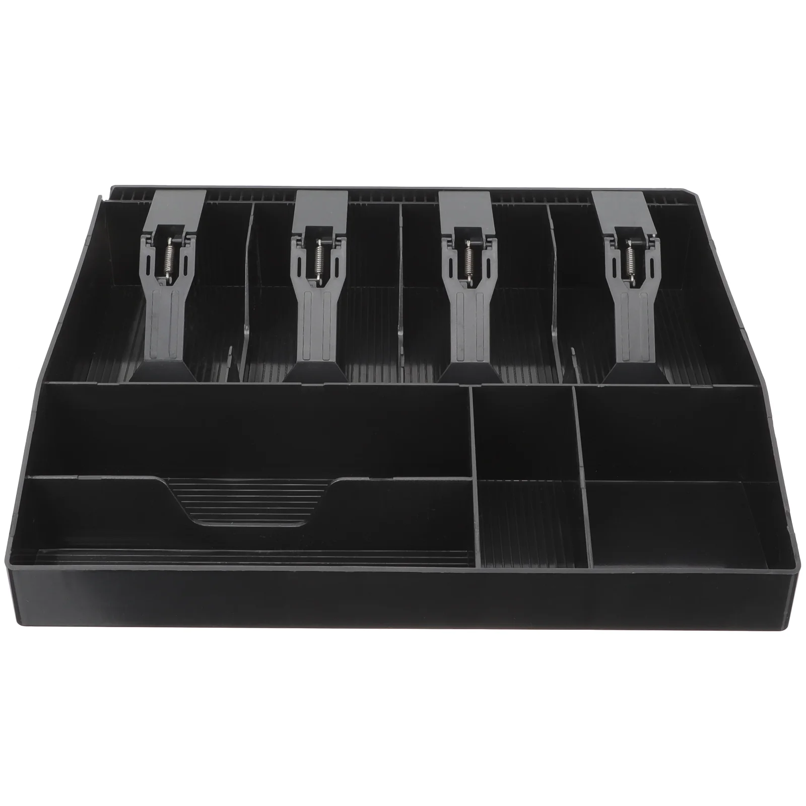 

Supermarket Cash Register Box Money Organizer Multiple Compartment Storage Tray Acrylic Drawer Multi-grid Credit Card Coin